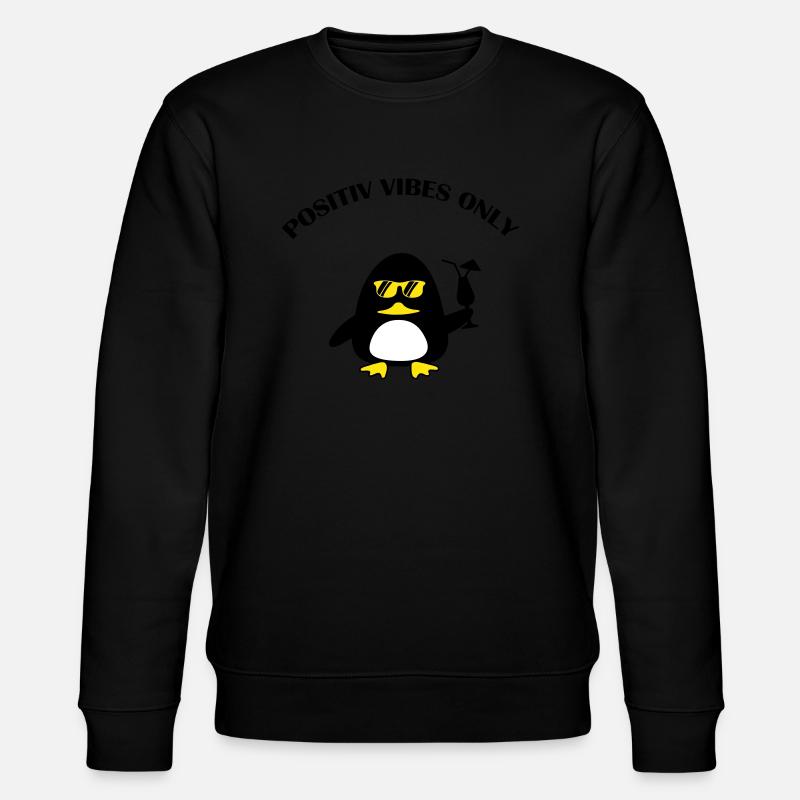 Canard de plage - Sweat bio CHANGER Stanley/Stella Unisexe - noir