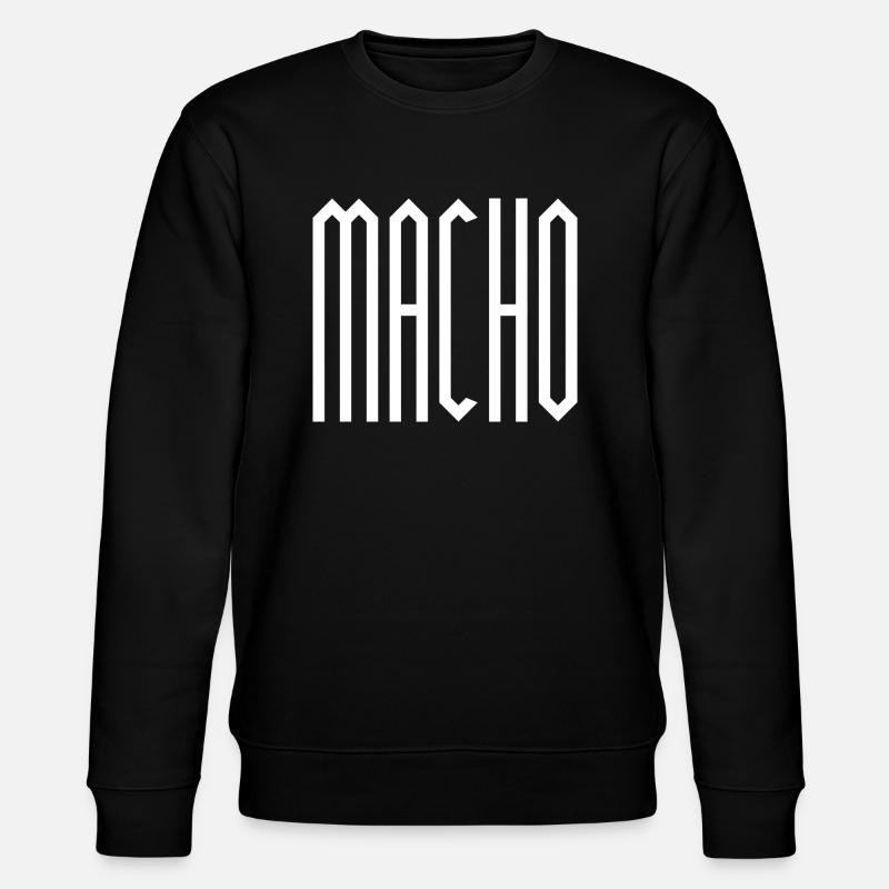 MACHO - Stanley/Stella Unisex Bio-Sweatshirt CHANGER  - Schwarz