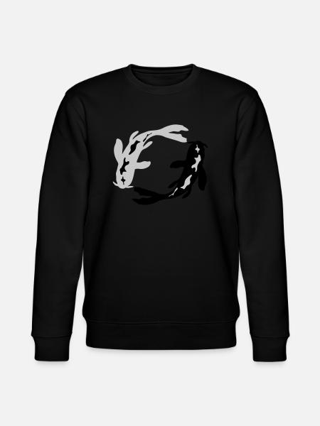 Nishikigoi County Koi Design - Stanley/Stella CHANGER Unisex Organic Sweatshirt - black