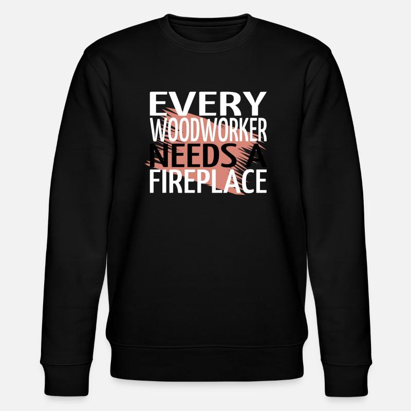 cadeau d’anniversaire charpentier tshirts - Sweat bio CHANGER Stanley/Stella Unisexe - noir