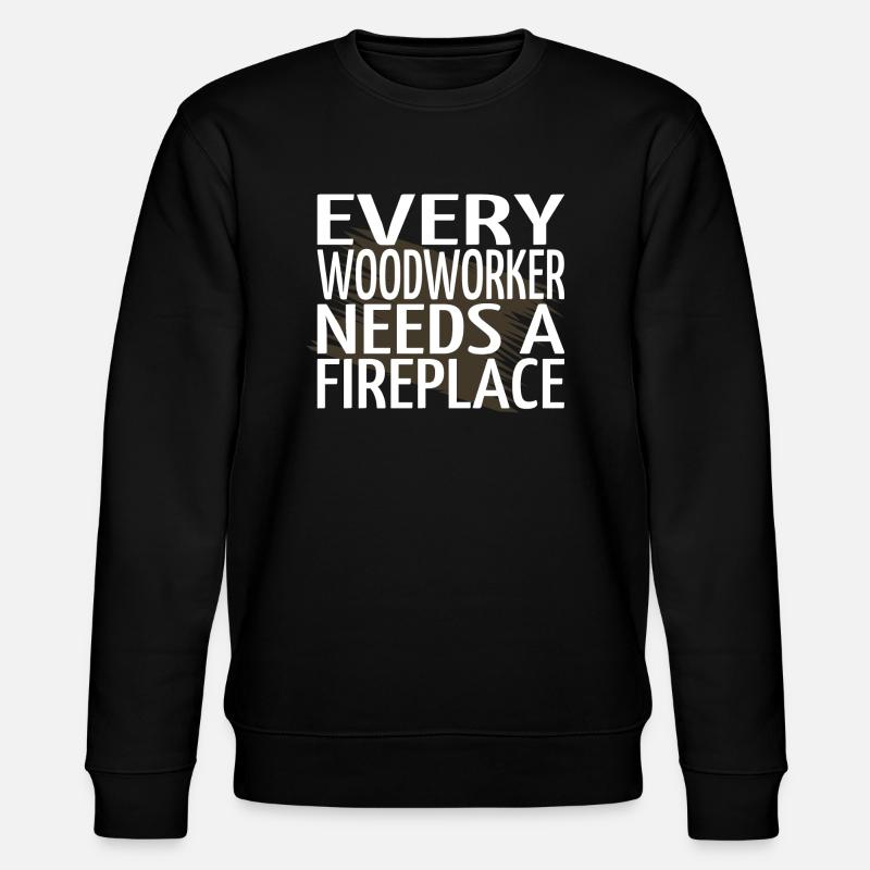 statement carpenter tshirts cool - Stanley/Stella CHANGER Unisex Organic Sweatshirt - black