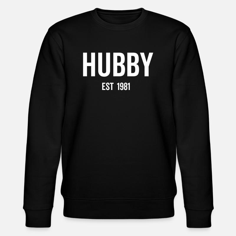Hubby Est 1981 - Sweat bio CHANGER Stanley/Stella Unisexe - noir