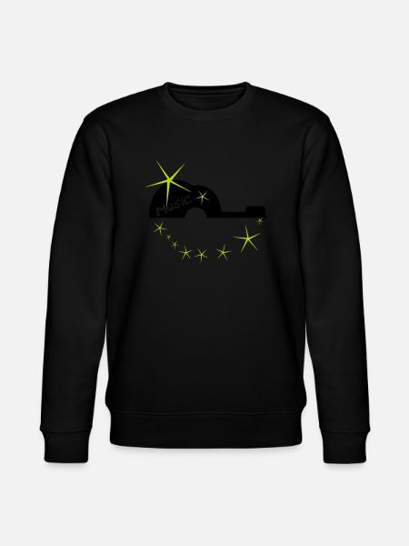 Star guitar - Stanley/Stella CHANGER Unisex Organic Sweatshirt - black