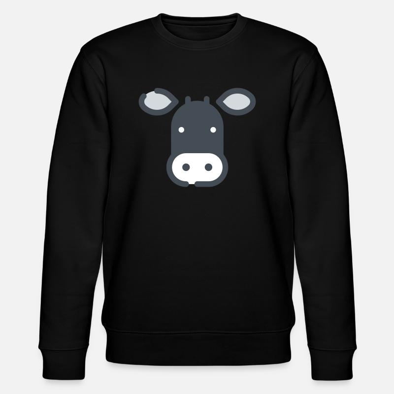 Vache - Sweat bio CHANGER Stanley/Stella Unisexe - noir