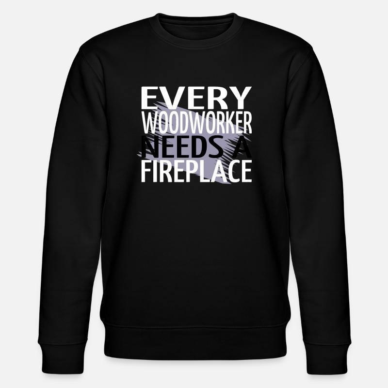 cabinetmaker union carpenter - Stanley/Stella CHANGER Unisex Organic Sweatshirt - black