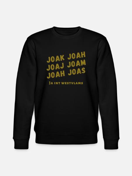 Ja in het West-Vlaams dialect - Stanley/Stella CHANGER Unisex Organic Sweatshirt - black