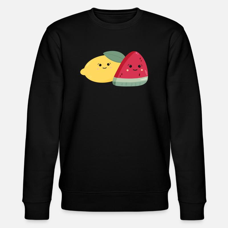 Kawaii Citron & Melon - Sweat bio CHANGER Stanley/Stella Unisexe - noir