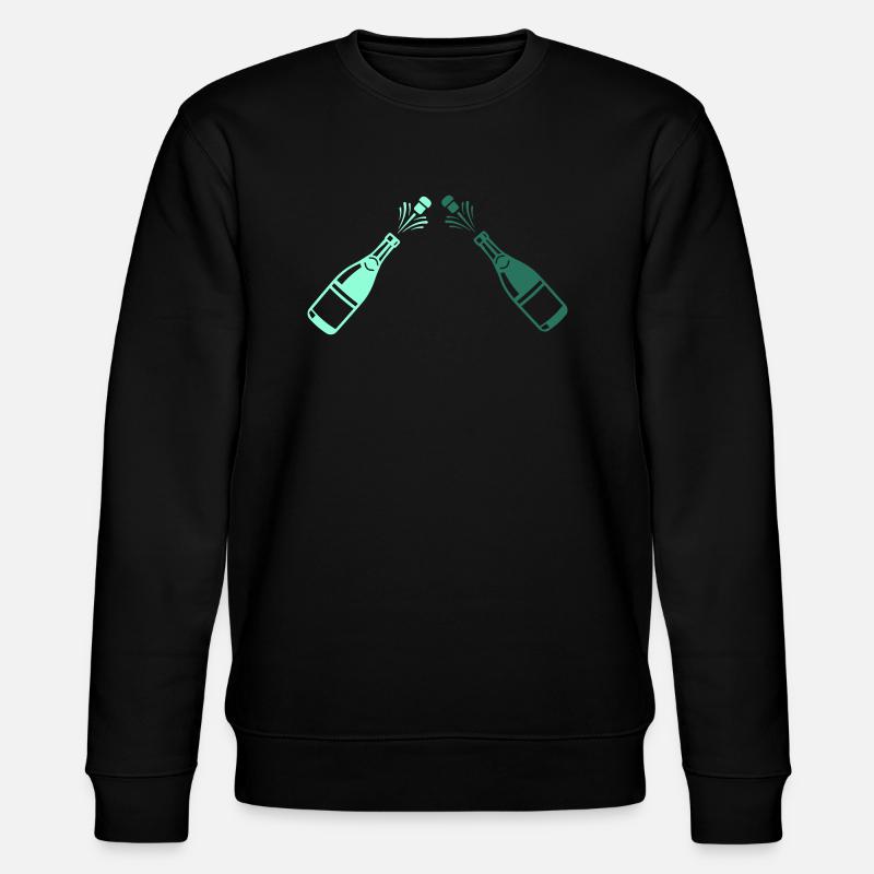 Champangner - Sweat bio CHANGER Stanley/Stella Unisexe - noir