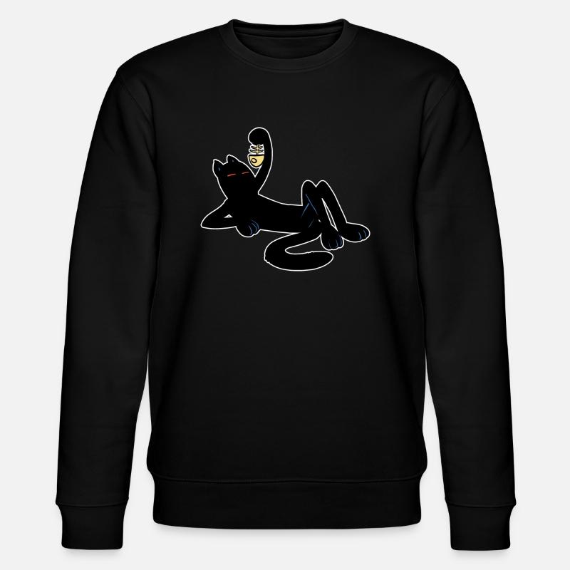 A cat pasha - Stanley/Stella CHANGER Unisex Organic Sweatshirt - black