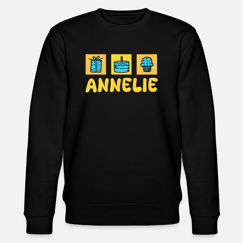 Annelie - Stanley/Stella Unisex Bio-Sweatshirt CHANGER  - Schwarz