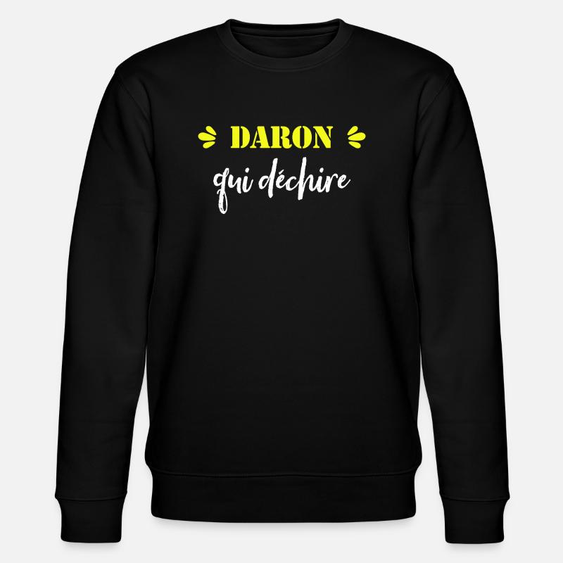 Daron Qui Déchire - Sweat bio CHANGER Stanley/Stella Unisexe - noir