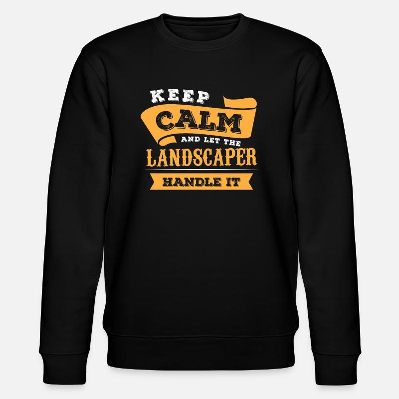 Restez calme Paysagiste Design - Sweat bio CHANGER Stanley/Stella Unisexe - noir