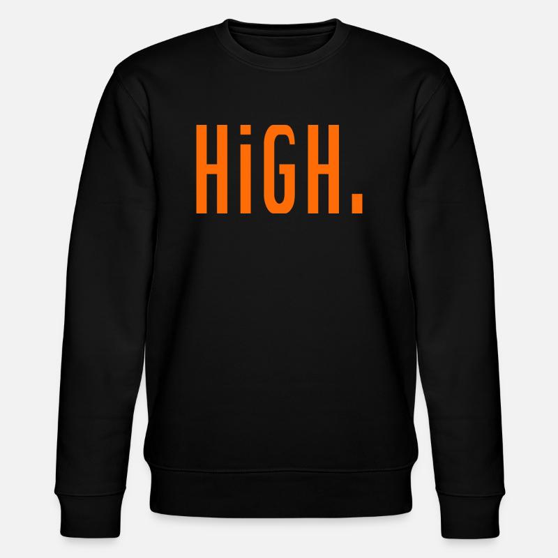 HiGH. - Stanley/Stella Unisex Bio-Sweatshirt CHANGER  - Schwarz