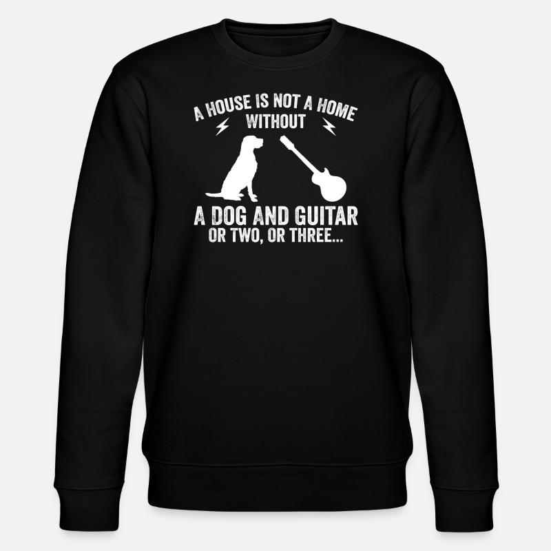Guitariste et amoureux des chiens - Sweat bio CHANGER Stanley/Stella Unisexe - noir