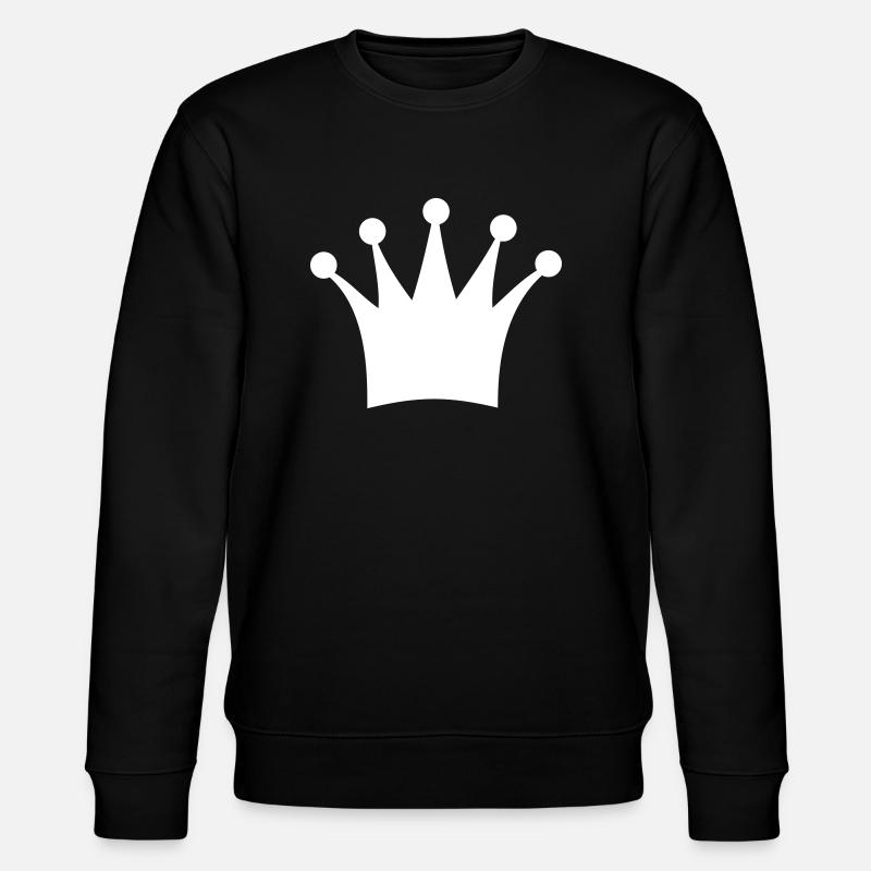 krone - Stanley/Stella Unisex Bio-Sweatshirt CHANGER  - Schwarz