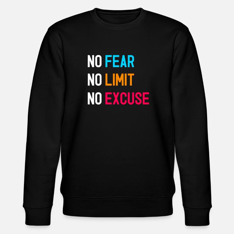 NO Limit - Stanley/Stella Unisex Bio-Sweatshirt CHANGER  - Schwarz