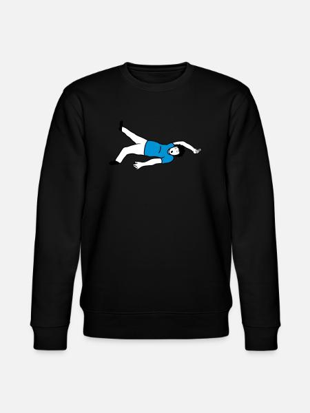 Ohnmächtiger Mann Design - Stanley/Stella Unisex Bio-Sweatshirt CHANGER - Schwarz