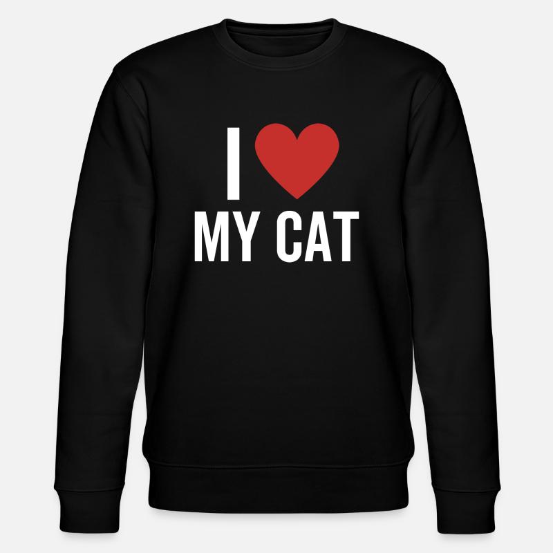 J’aime mes chats - Sweat bio CHANGER Stanley/Stella Unisexe - noir