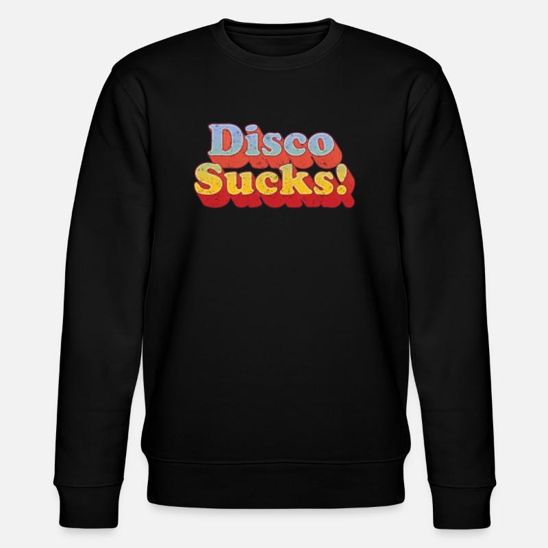 Disco Sucks retro - Stanley/Stella Unisex Bio-Sweatshirt CHANGER  - Schwarz