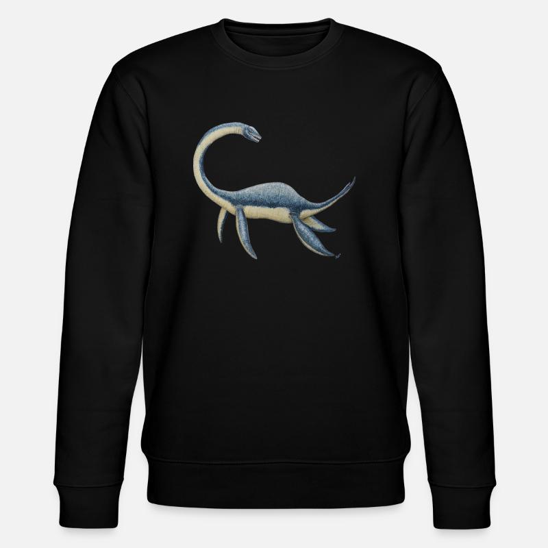 Dinosaurier Plesiosaurus - Stanley/Stella Unisex Bio-Sweatshirt CHANGER  - Schwarz