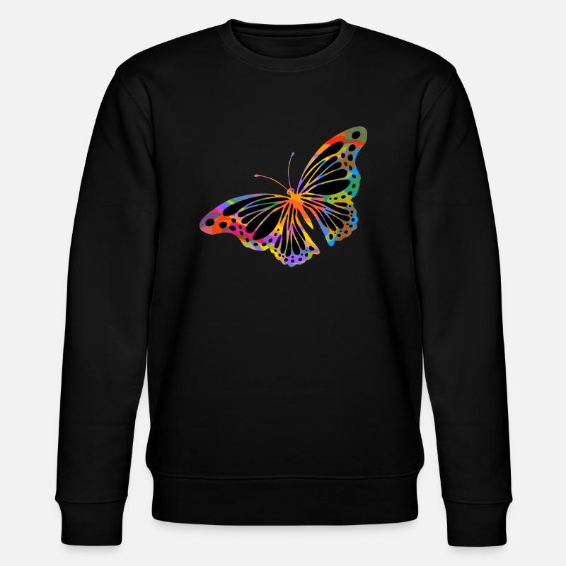 Papillon - Sweat bio CHANGER Stanley/Stella Unisexe - noir