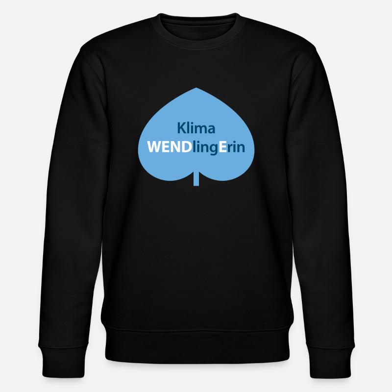 KlimaWENDlingErin - Stanley/Stella Unisex Bio-Sweatshirt CHANGER  - Schwarz