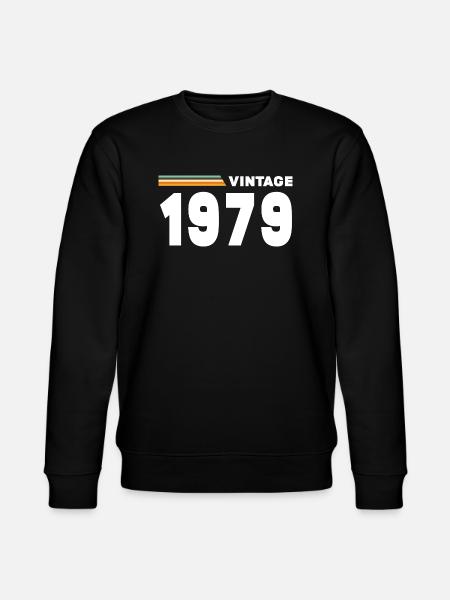 Millésime 1979 - Sweat bio CHANGER Stanley/Stella Unisexe - noir