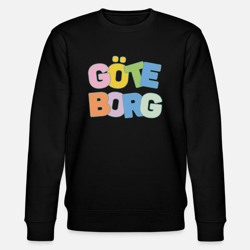 Göteborg - Stanley/Stella Unisex Bio-Sweatshirt CHANGER  - Schwarz