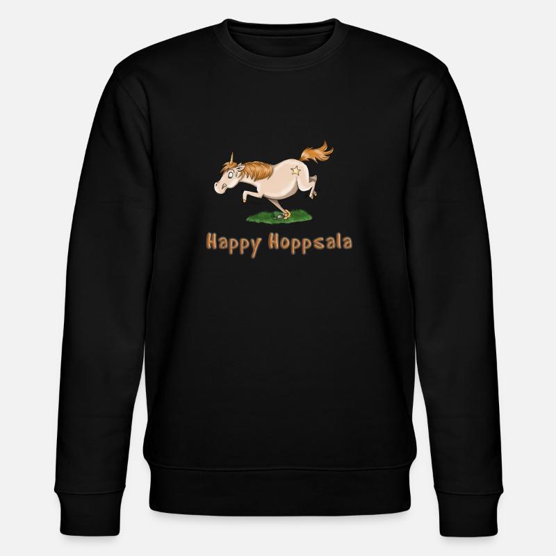 unicorn - Stanley/Stella Unisex Bio-Sweatshirt CHANGER  - Schwarz