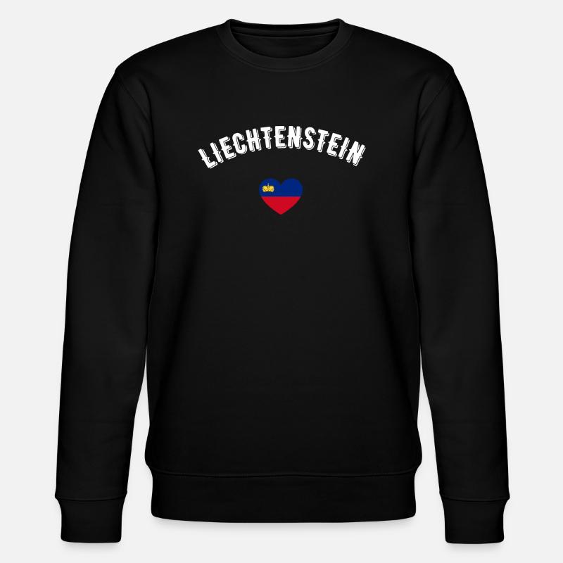 Liechtenstein - Stanley/Stella Unisex Bio-Sweatshirt CHANGER  - Schwarz