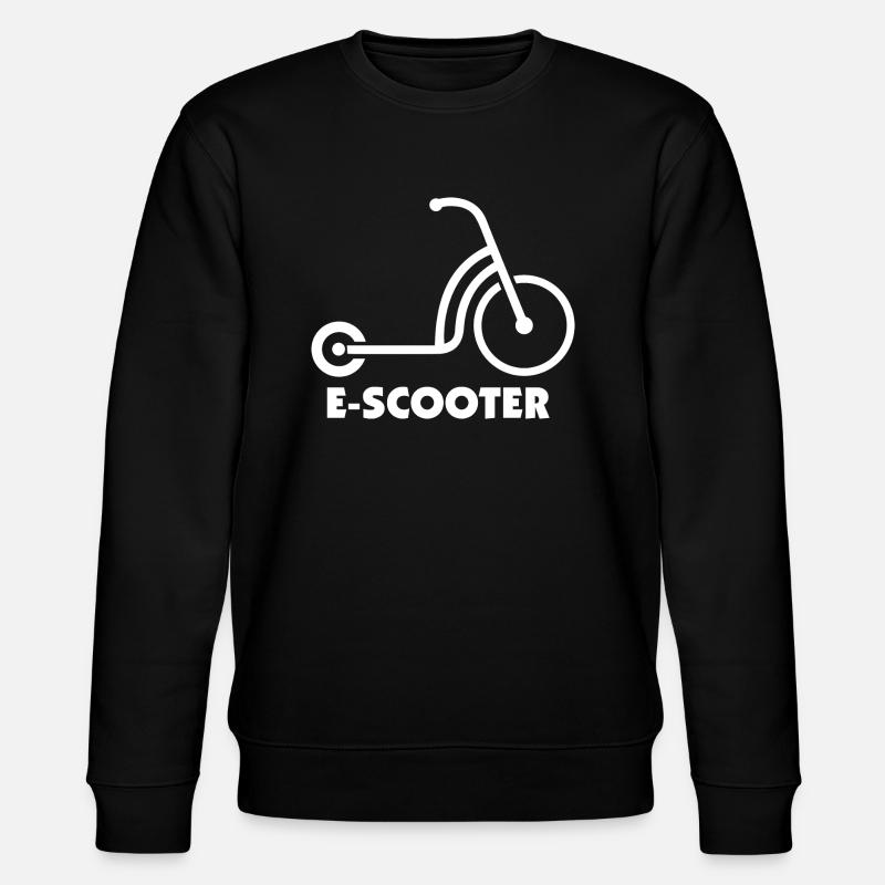 E-Scooter E-Roller Scooter - Stanley/Stella CHANGER Unisex Organic Sweatshirt - black