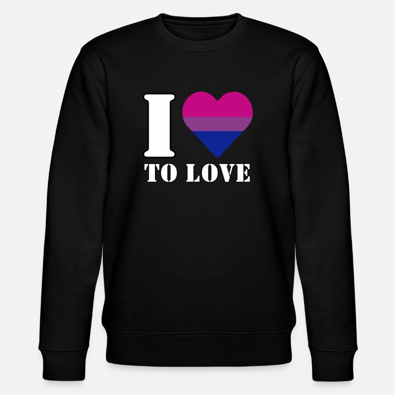 J’aime aimer - Sweat bio CHANGER Stanley/Stella Unisexe - noir