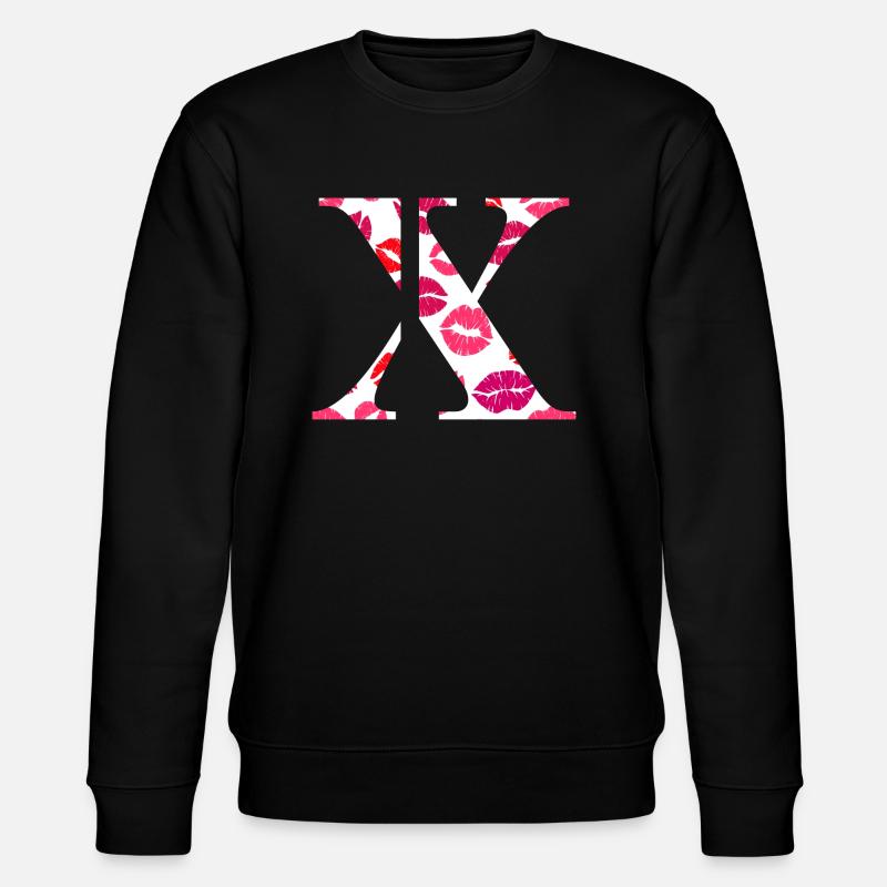 Lettre x bisous - Sweat bio CHANGER Stanley/Stella Unisexe - noir