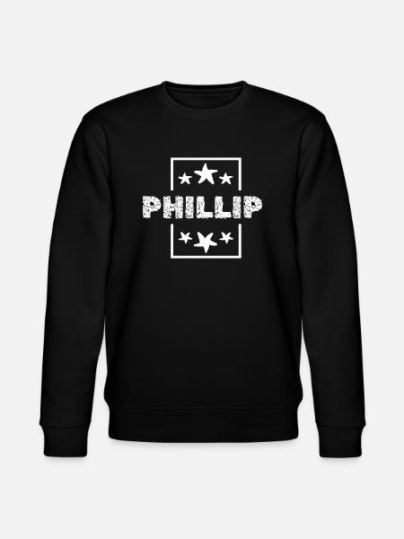 Gift for Phillip - Stanley/Stella CHANGER Unisex Organic Sweatshirt - black