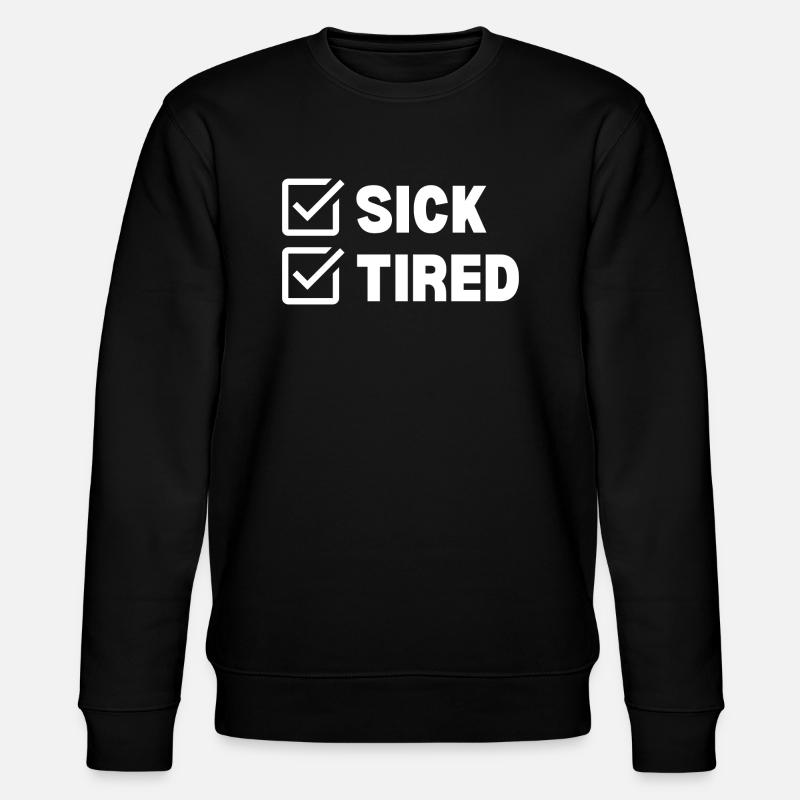 Dødtræt - Stanley/Stella økologisk unisex-sweatshirt CHANGER  - sort