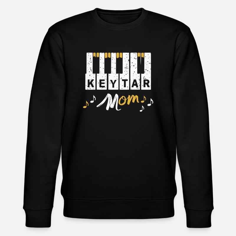 Keytar Keyboard Geschenk - Stanley/Stella Unisex Bio-Sweatshirt CHANGER  - Schwarz