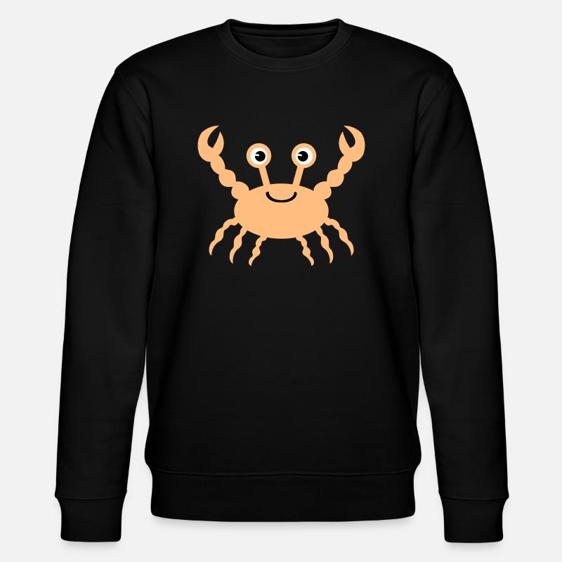 crab - Stanley/Stella Unisex Bio-Sweatshirt CHANGER  - Schwarz