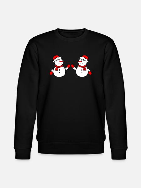 Snowman 2 - Stanley/Stella CHANGER Unisex Organic Sweatshirt - black