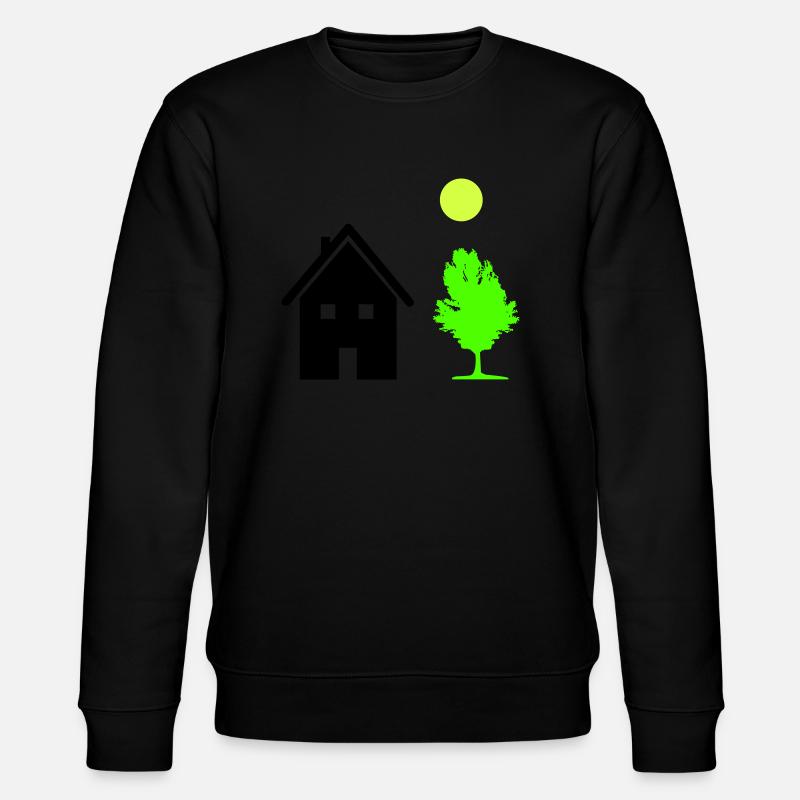 Arbre de maison - Sweat bio CHANGER Stanley/Stella Unisexe - noir
