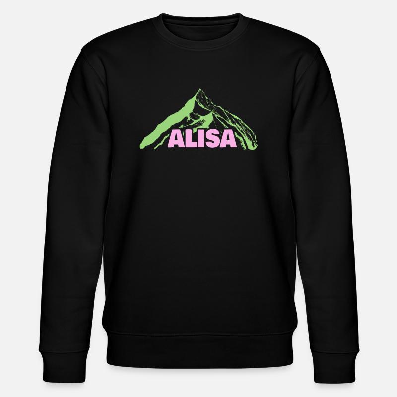 Bergsteigen Alisa - Stanley/Stella Unisex Bio-Sweatshirt CHANGER  - Schwarz