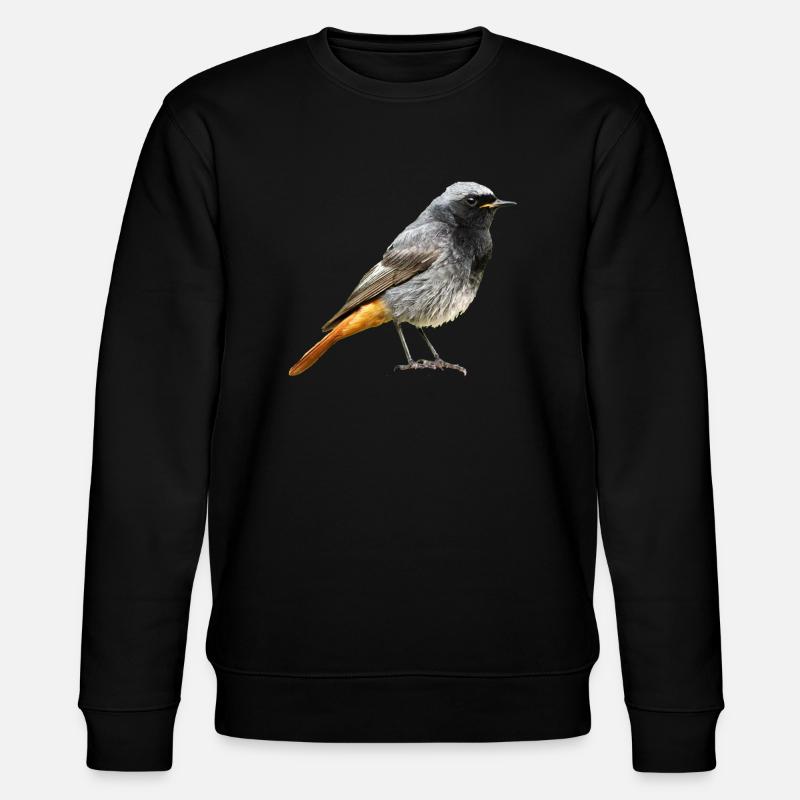Redtail Robin - Stanley/Stella CHANGER Unisex Organic Sweatshirt - black