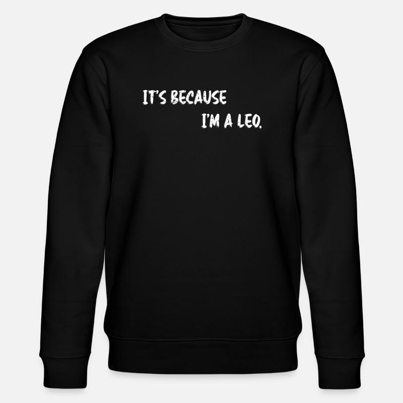 Signe du zodiaque Lion - Sweat bio CHANGER Stanley/Stella Unisexe - noir