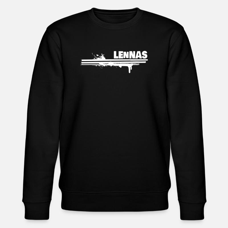 Lennas als Farbklecks - Stanley/Stella Unisex Bio-Sweatshirt CHANGER  - Schwarz