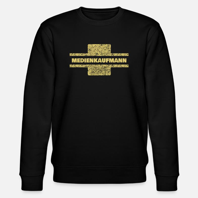 Beruf Medienkaufmann - Stanley/Stella Unisex Bio-Sweatshirt CHANGER  - Schwarz