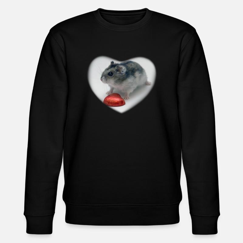 Hearted Hamster - Sweat bio CHANGER Stanley/Stella Unisexe - noir