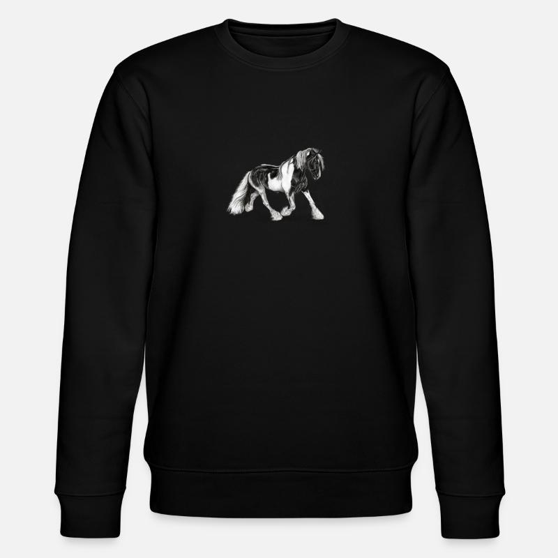 horse163 - Stanley/Stella Unisex Bio-Sweatshirt CHANGER  - Schwarz