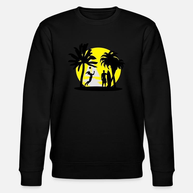 Beach, summer, sun - Stanley/Stella CHANGER Unisex Organic Sweatshirt - black