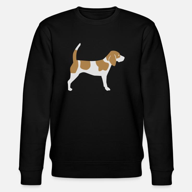 Beagle - Stanley/Stella Unisex Bio-Sweatshirt CHANGER  - Schwarz