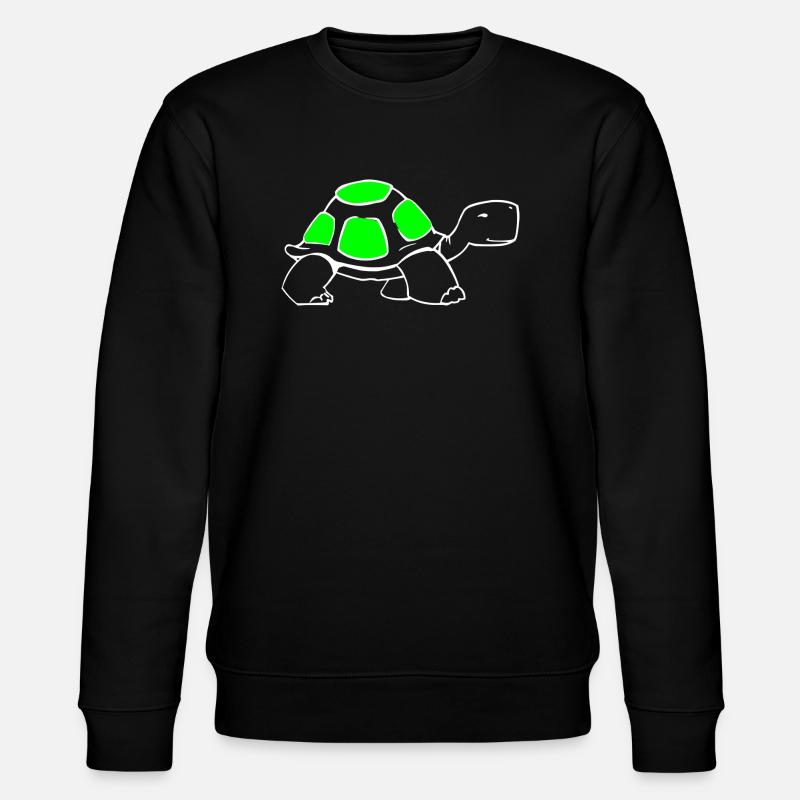 Schildkröte - Stanley/Stella Unisex Bio-Sweatshirt CHANGER  - Schwarz