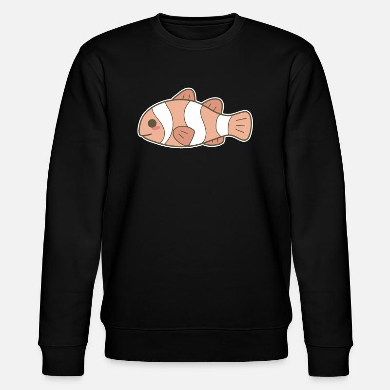 Clownfisch - Stanley/Stella Unisex Bio-Sweatshirt CHANGER  - Schwarz